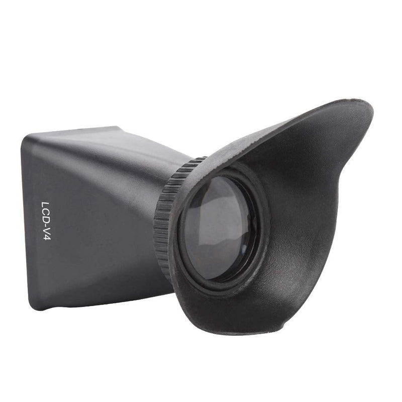 LCD Viewfinder,2.8X View Finder,LCD Screen Magnifying Viewfinder Magnifier Viewer,with Extender Hood,for Camera(V4) V4