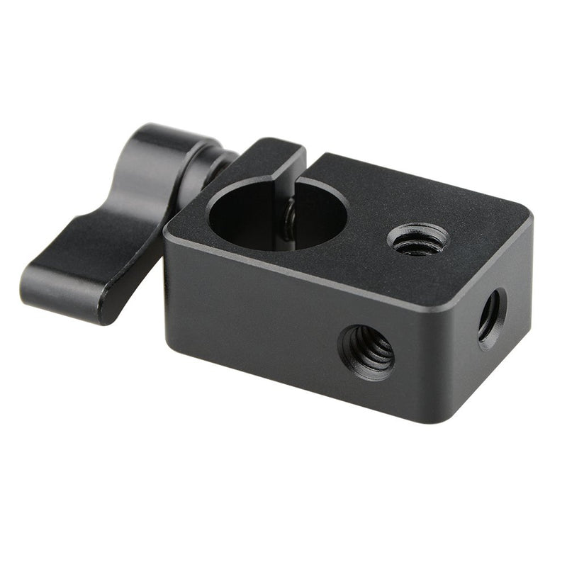 CAMVATE 15mm Single Rod Clamp for Camera DIY Accessories(Black)