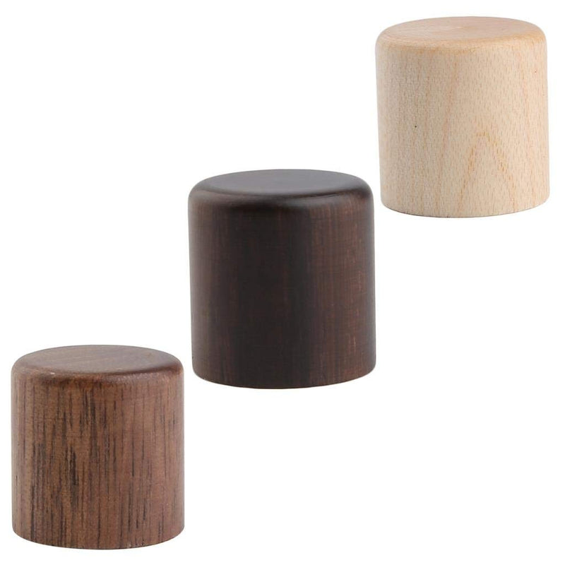 KAISH 2-Pack Wood Knobs Tele Style Flat Top Dome Knobs Guitar Bass Wood Knob Barrel Knobs Rose Wood