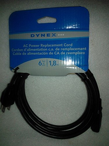 Dynex DX-C101751 6' AC Power Replacement Cable
