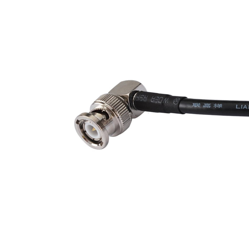 Bnc Plug Connector to Male RA Coaxial Cable with Rg58 1.6ft Used in Amateur Radio Antennas
