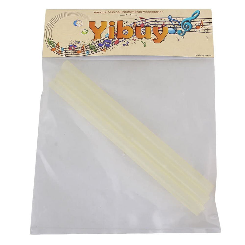 Yibuy 16cm Transparent Replacement Repair Saxophone Pads Glue Sticks Pack of 3