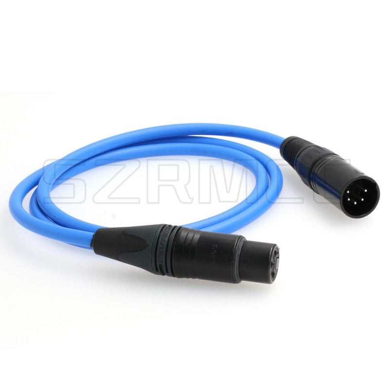 SZRMCC XLR 5 Pin Male to XLR 3 Pin Female Audio Cable for Arri Alexa XT/SXT/Amira Camera