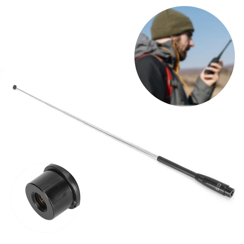 Na771r Dual Band Telescopic Antenna, SMA Male, Retractable Handheld Antenna, Dual Band VHF UHF Radio Telescopic Antenna for tyt thuvf9 thuv8000d md380