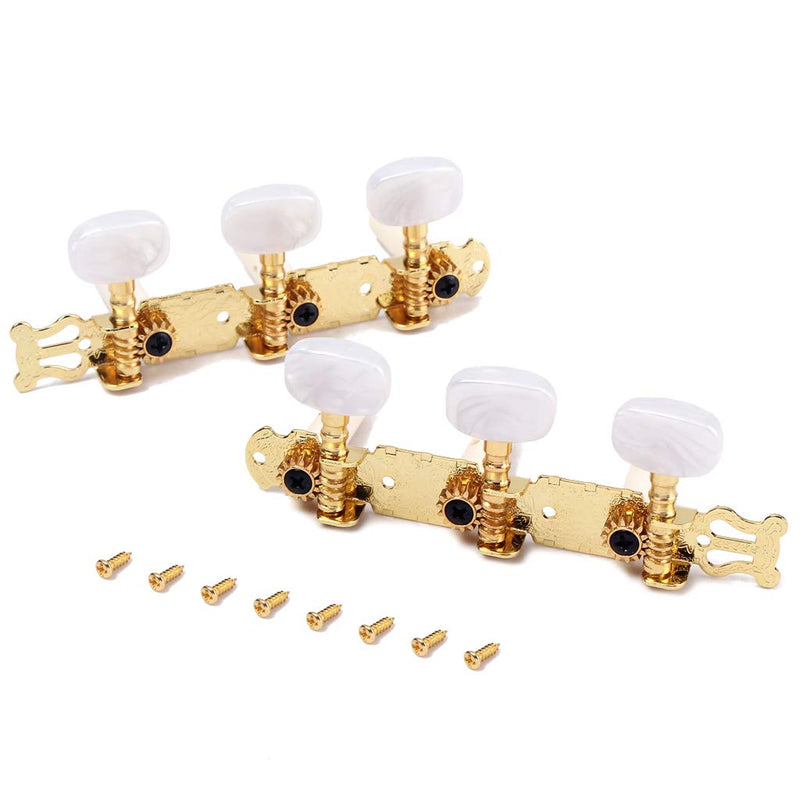 Alnicov Guitar Tuners - 2Pcs Classical Guitar Tuners Tuning Pegs Keys Machine Heads