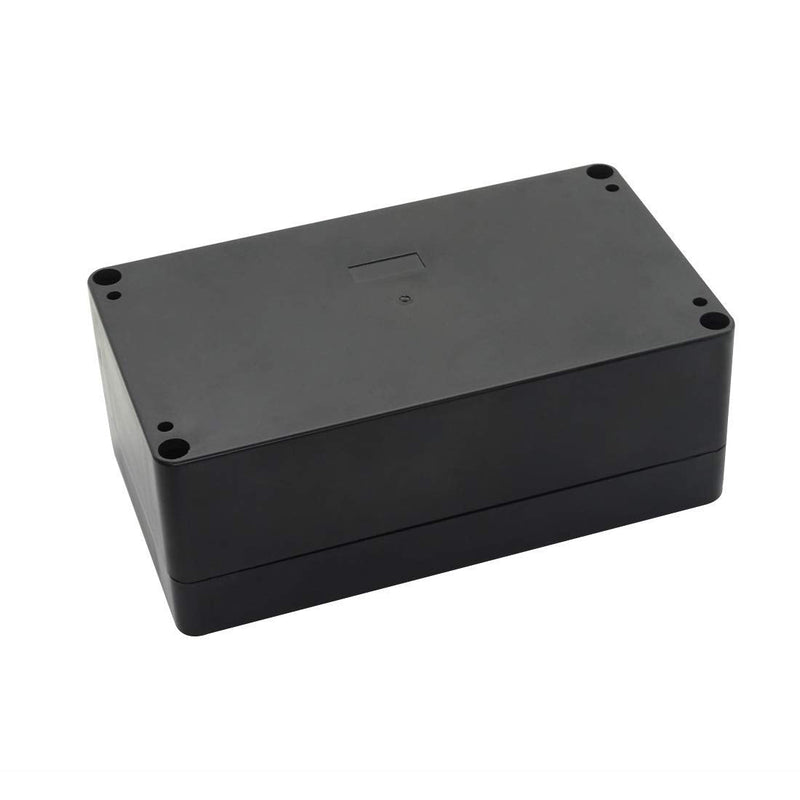 LeMotech ABS Plastic Electrical Project Case Power Junction Box, Project Box Black 6.2 x 3.5 x 2.4 inch (158 x 90 x 60 mm) 6.2"x3.5"x2.4" (Pack of 1)