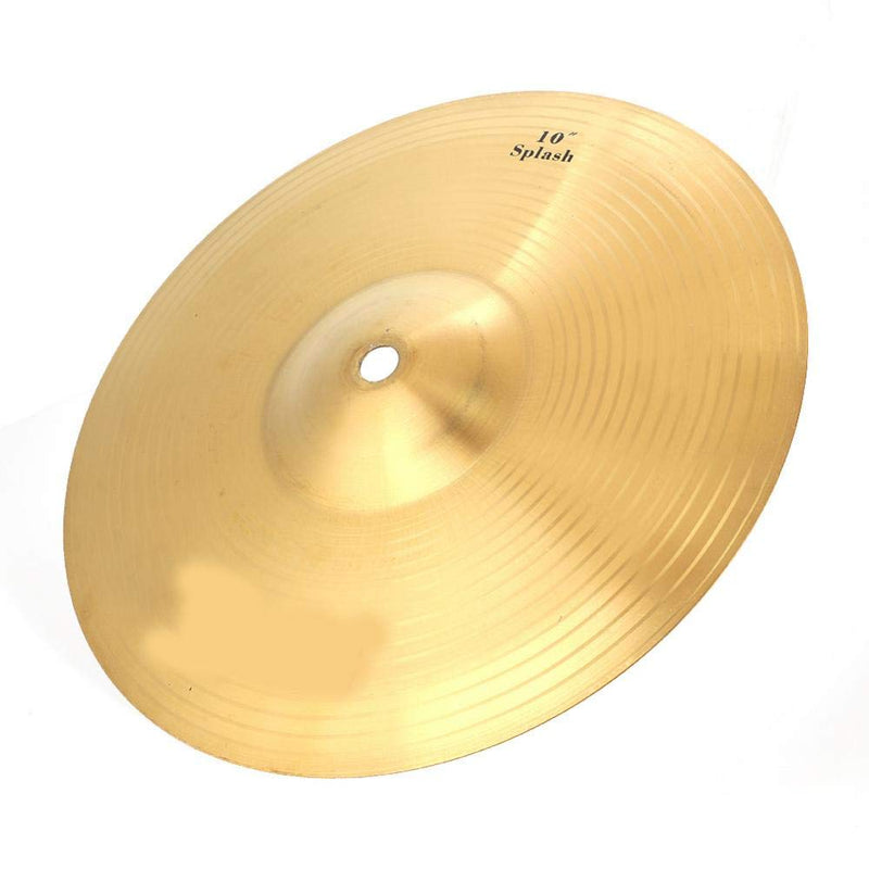 Drum Cymbal, Durable Brass 10inch Splash Cymbal Musical Instrument for Drum Set