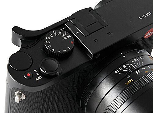 JFOTO LQ-G Thumbs Up Grip Designed for Leica Q Typ 116 better balance & grip convenience, Camera Black Metal Hand Grip, Newest Version securely the camera