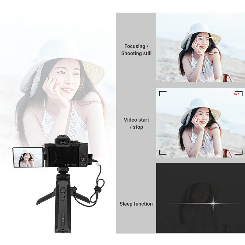 Handheld Shooting Grip and Mini Tabletop Tripod Replace Panasonic DMW-SHGR1 Selfie Grip and Remote for Panasonic G100 G110 G9 GH5 GH5S G85 G95 S1 S1R S1H S5 FZ1000 II and More, Ideal for Vlogging