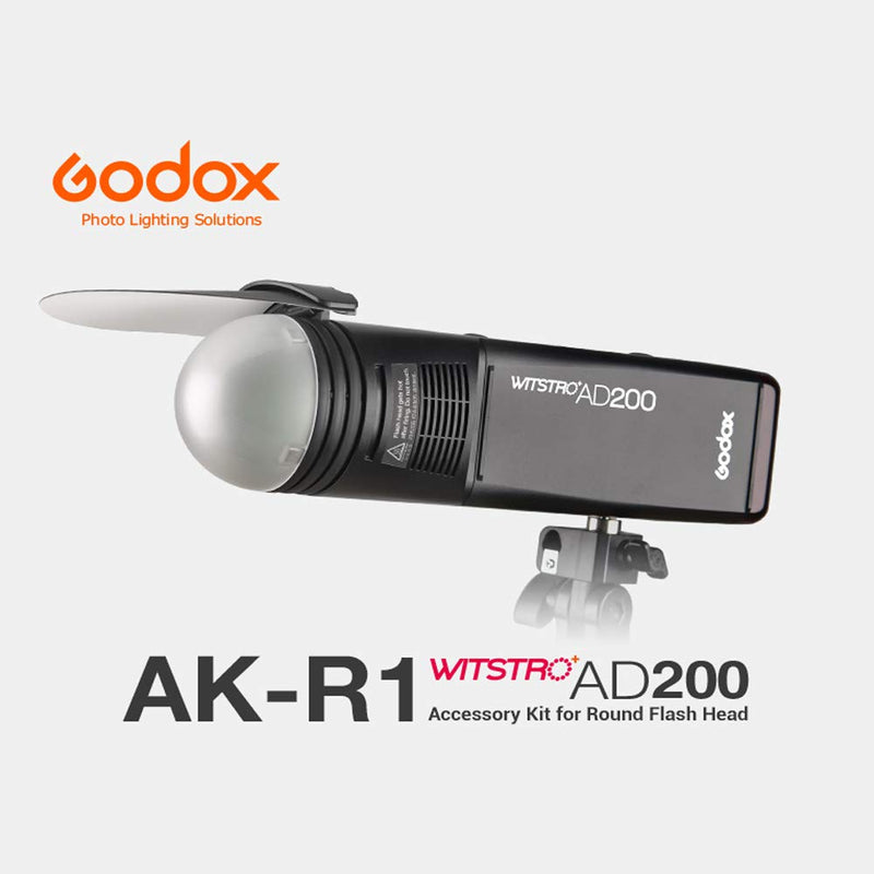Godox AK-R1 Accessories kit Compatible for Godox H200R Round Flash Head, Godox V1 Flash Series, Godox AD200, AD200Pro V1-C V1-S V1-F V1-N V1-O V1-P V860III TT685 TT600