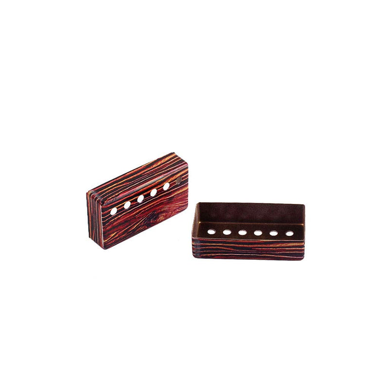 [AUSTRALIA] - Alnicov 2Pcs Humbucker Pickup Covers 50/52mm Neck Bridge Pickup Covers for Electric Guitar Parts Colorful Red 