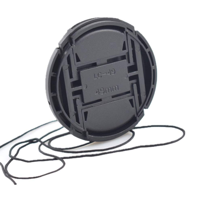 49mm Front Lens Cap (49mm Camera Lens Cap) Compatiable All Brands Ø49mm Camera Lens and Other Lenses with 49mm Filter Thread.