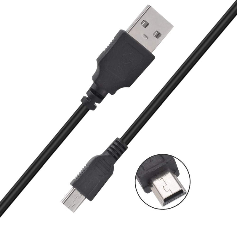 UC-E4 Replacement Mini-USB 5-Pin USB Cable Compatible with Canon EOS Digital 10D S400 S330 S300 A300 A200 A100 A10 A20 S30 S40 S45 A30 A40 A60 A70 Camera (Black)