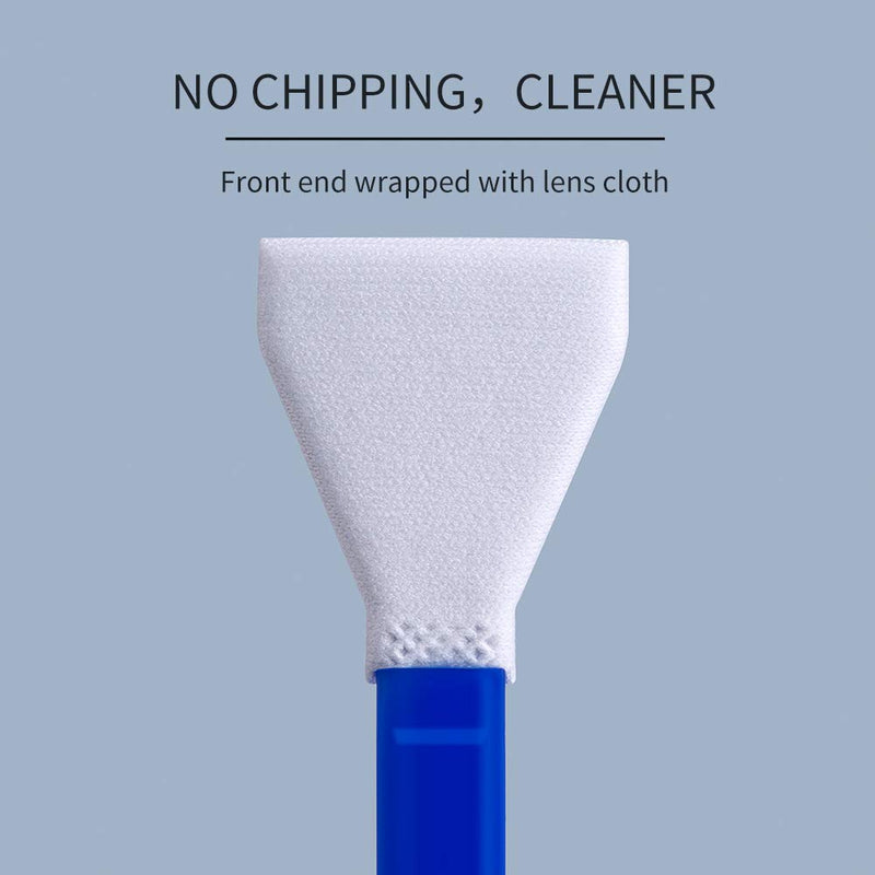 [AUSTRALIA] - K&F Concept 16 Pack Swabs + Gloves + 20ml Cleaner, APS-C Professional Camera Sensor Cleaner Sensor Cleaning Kit, Size: 16mm x 16mm 