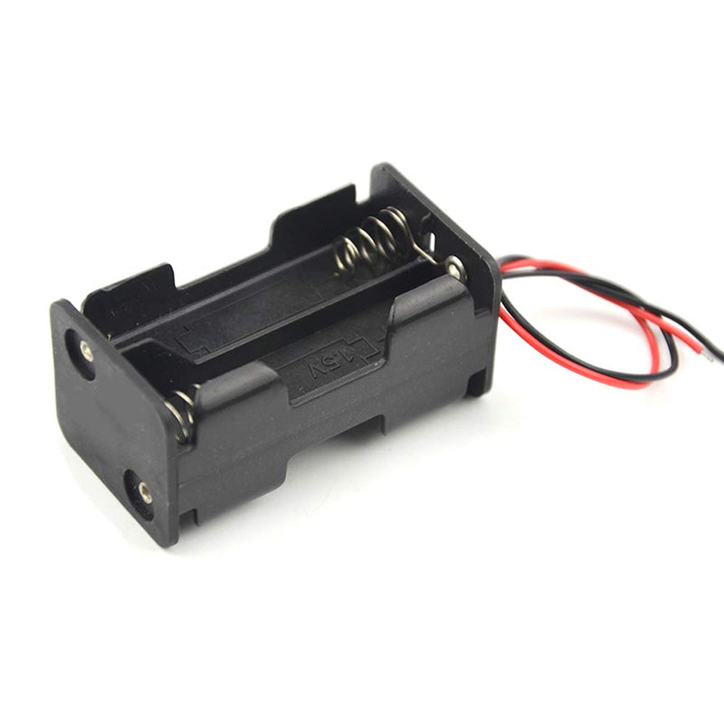 [AUSTRALIA] - WMYCONGCONG 6 PCS 4 x 1.5V AA Battery Holder Case Box with Black Red Wire Leads 