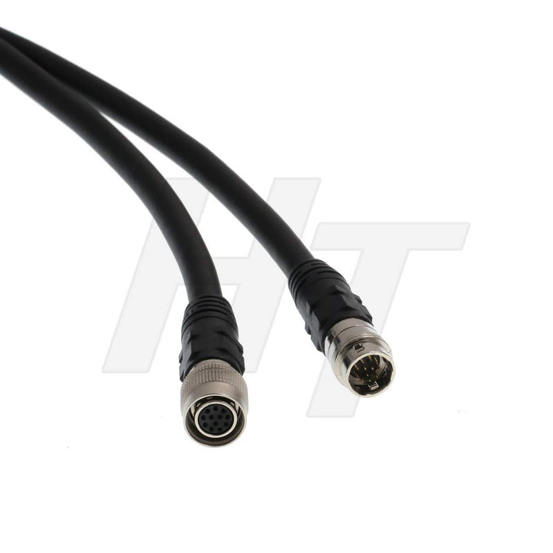 HangTon Extension Cable 12 Pin Hirose Male to Female for Sony Camera (1m) 1m