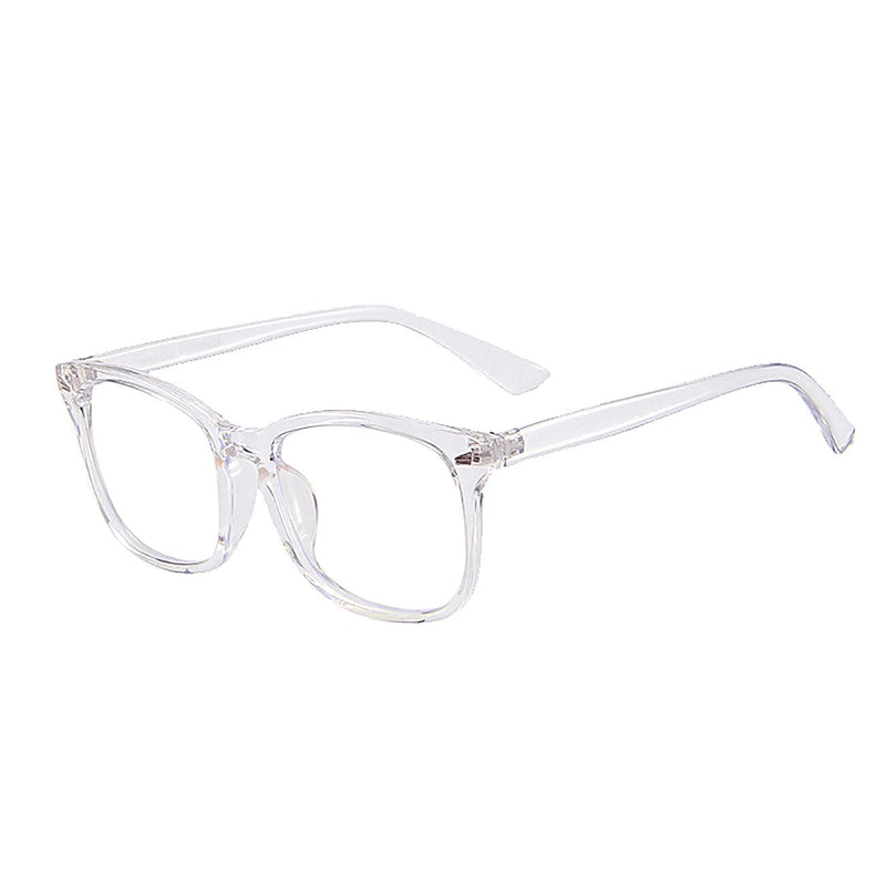 Maxjuli Blue Light Blocking Glasses,Computer Reading/Gaming/TV/Phones Glasses for Women Men(Transparent) Transparent