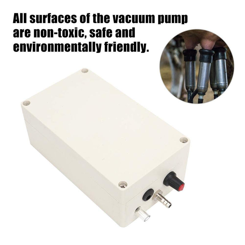 Vacuum Pump, 12V Electric Speed Adjustale Milking Machine Accessory Vacuum Pump, Anti-Corrosion Air Pulsator Milker Vacuum Pump for Donkey Sheep Cow Vacuum Pump Horse
