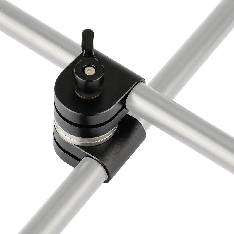 CAMVATE Adjustable 15mm Dual Rod Adapter with Rosette