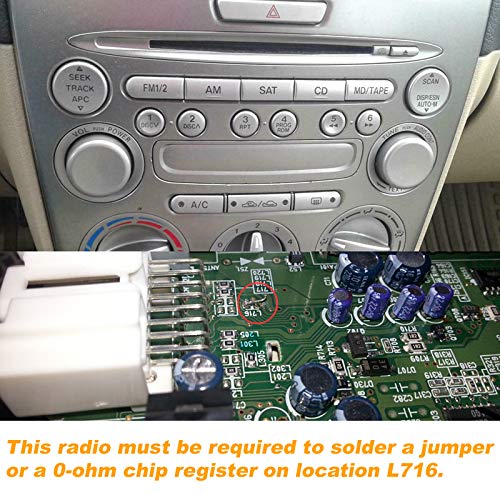 [AUSTRALIA] - Yomikoo Car Audio AUX Input, Stereo CD Changer 3.5mm AUX Cable for Mazda 3 2004-2008, Mazda 5 2005-2009, Mazda 6 2002-2008, RX-8 2004-2006, CX-7 2007-2008, MPV 2002-2011, Premacy 2002-2008 