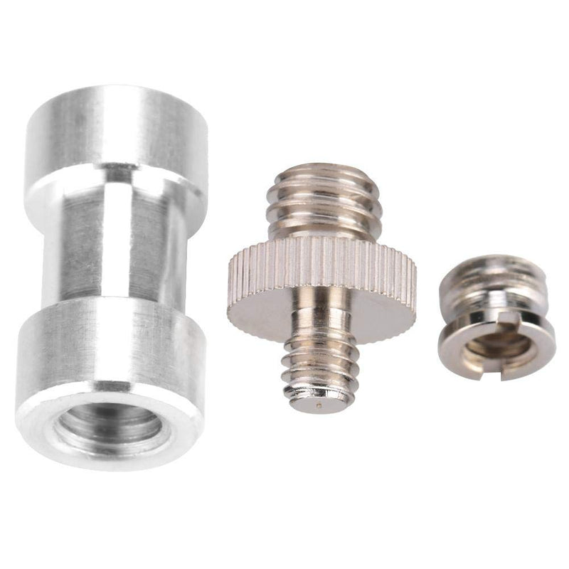 15pcs 1/4 Turn 3/8 Converter Threaded Screws Adapter Screws Accessory for DSLR Camera/Tripod Head/Umbrella/Flash Light Stand/Quick Release Plate