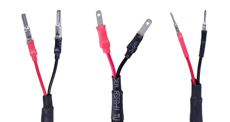 [AUSTRALIA] - Xislet 15" Radar Detector Hardwire Power Cord Mirror Wire Plug Tap Compatible with Escort Valentine One Uniden Beltronics with Inline Fuse Mount RJ11 - Set of 3 