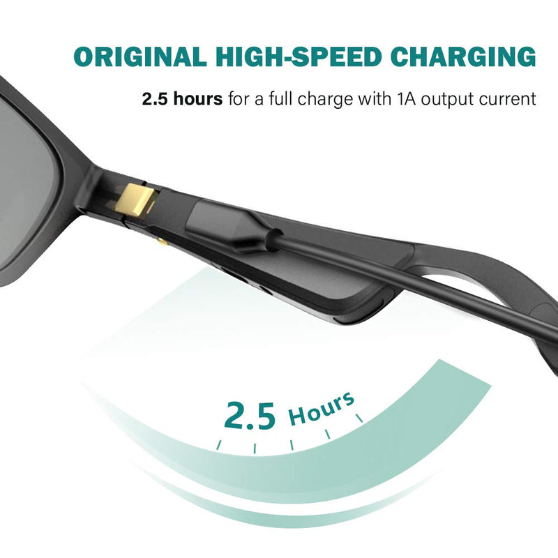 TUSITA Charger Compatible with Bose Frames Alto S/M M/L, Bose Frames Rondo, Bose Frames Soprano, Bose Frames Tenor - USB Magnetic Charging Cable 3.3ft 100cm - Audio Sunglasses Accessories 1-PACK