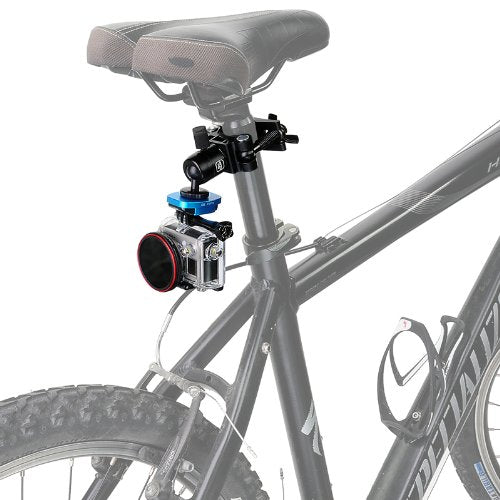 Fotodiox Pro GoTough Handlebar QR Mount for Bars up to 1.4” Diameter Compatible with GoPro Hero 1/2/3/3+/4/5/6/7 Cameras