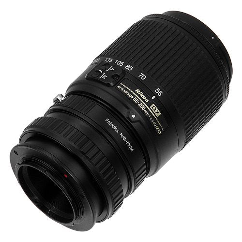 Fotodiox Lens Mount Macro Adapter Compatible with Nikon Nikkor F Mount G-Type D/SLR Lens on Fuji X-Mount Cameras Nikon F G-Type