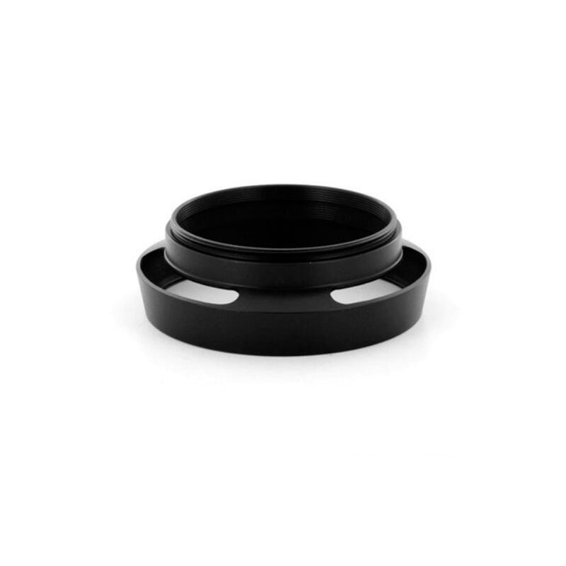 LXH 52mm Black Metal Curved Vented Lens Hood Shade for Screw in Leica M LM Summicron Replacement Leica-52mm