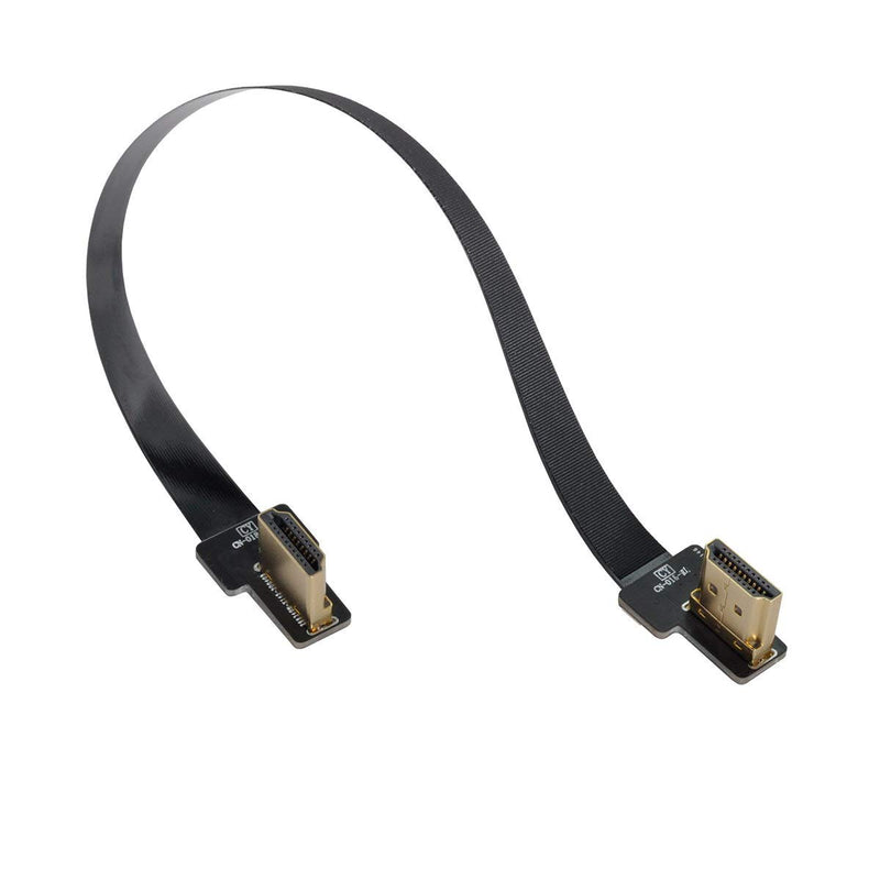 [AUSTRALIA] - Cablecc CYFPV HDMI Type A Male Connector Left & Right Angled 90 Degree for FPV HDTV Multicopter Aerial Photography 