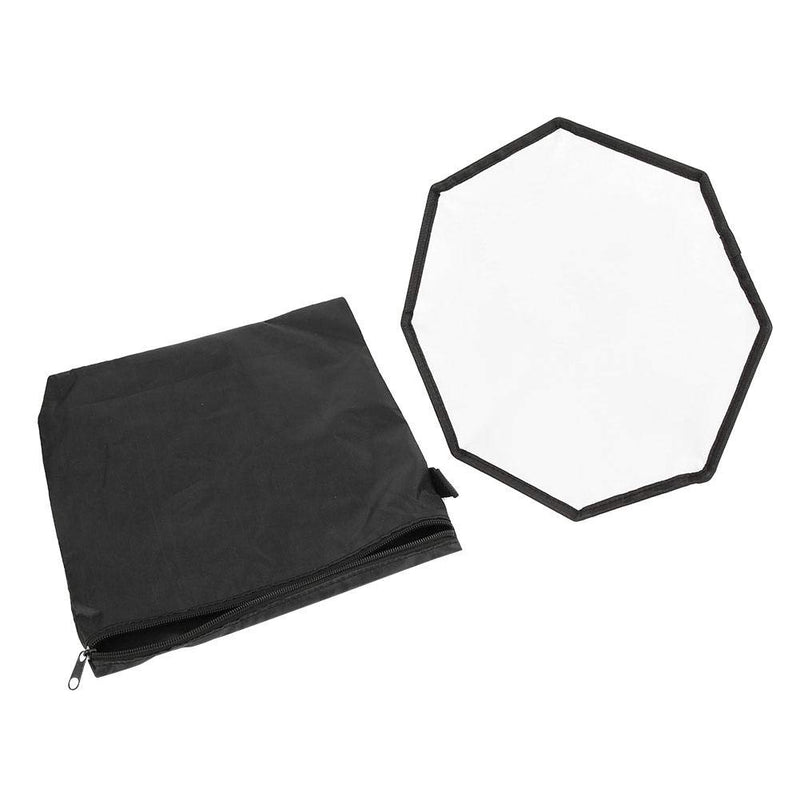 Bindpo Flash Softbox, 30x30cm Folding Speedlight Softbox Diffuser Cover Universal for Canon for Nikon for Sony DSLR Camera