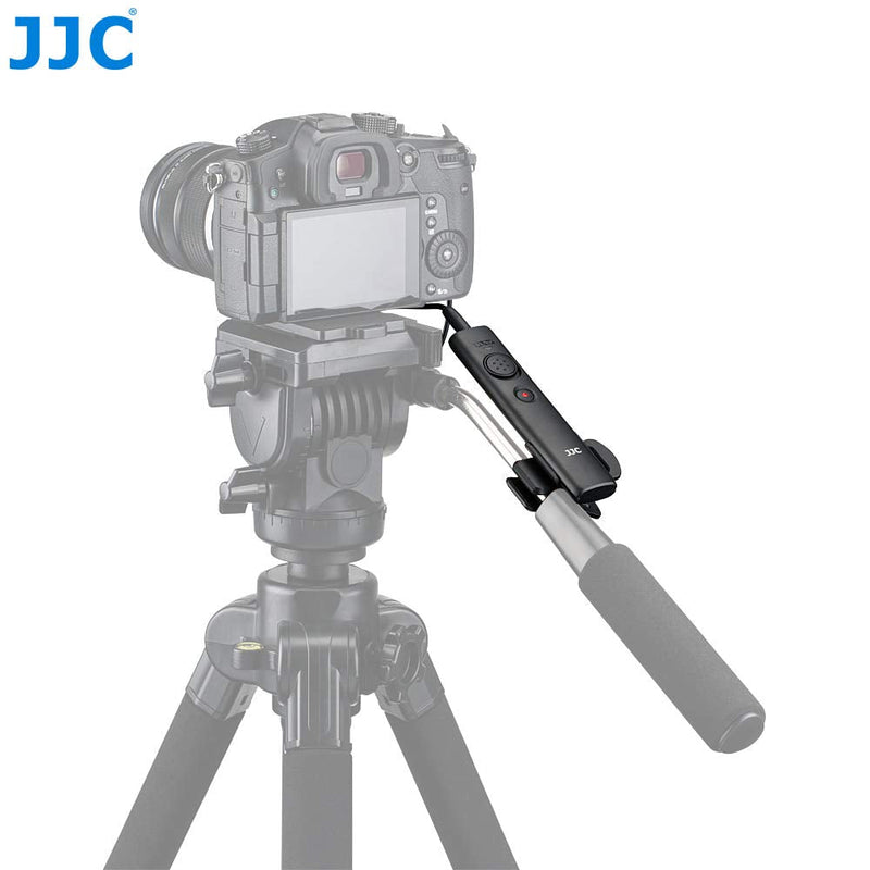 JJC Ergonomic Cable Switch for Panasonic S1 S1H S1R GH5 GH5s G9 G90 G95 G99 FZ1000 II, Control Shutter Release Video Recording, Panasonic S1 S1R Video Remote, removable Clip, replace Panasonic DMW-RS2
