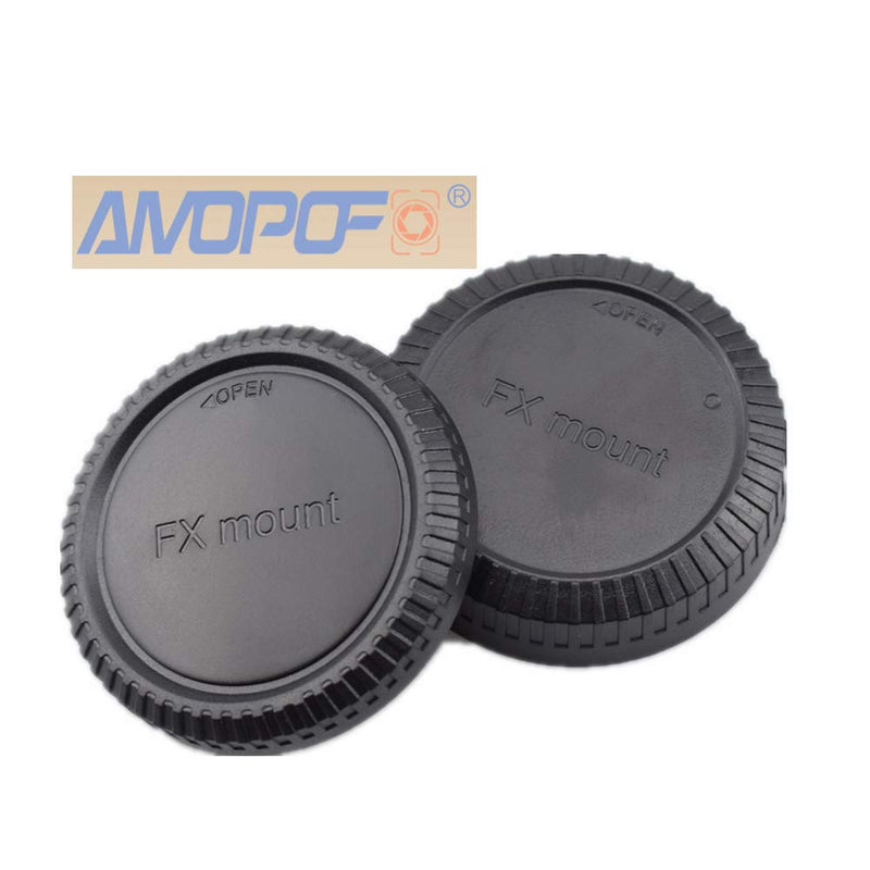 FX Cameras Before Cap and Lens Rear Cap, for Fuji X Mount Cameras, fits X100,X10,X-S1,X-Pro1,X-E1,XF1,X20,X100S,X-M1,X-A1,X-E2,XQ1,X-T1 FX Camera Before and Lens Rear cap