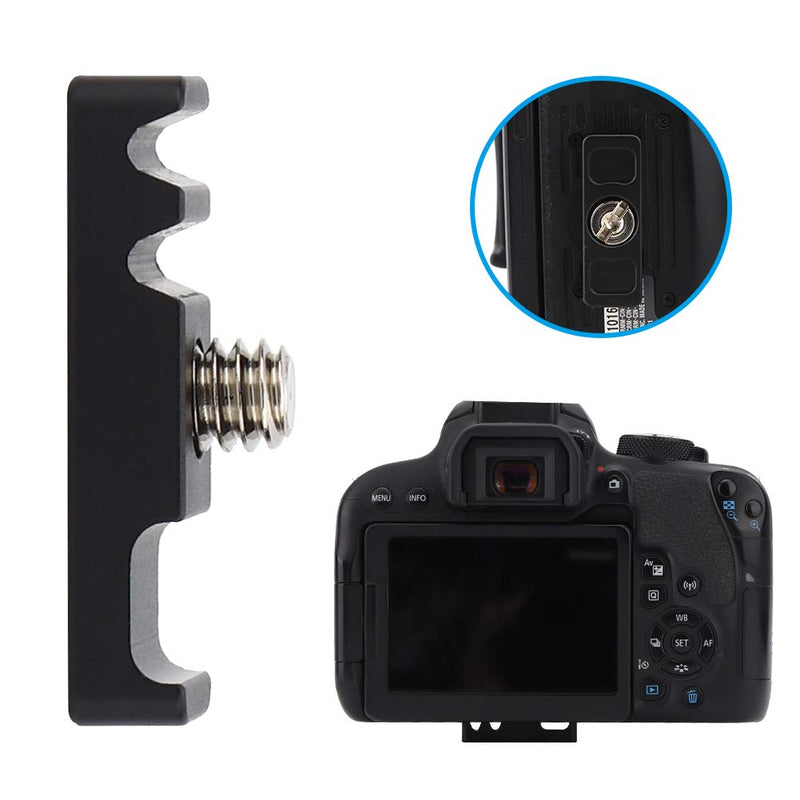 Oumij1 Camera Cage Cable Clamp - Portable Cage Fitting Wire Clip - Accessories Fixed Clip - 1/4 Inch Universal Lightweight Mounting
