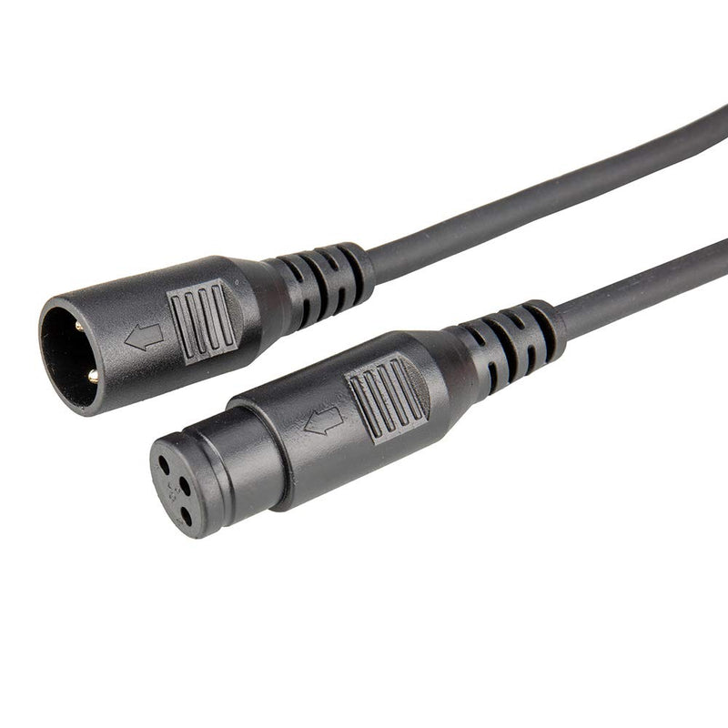 3-Pin DMX Signal Connection Cable Wire 3m /10ft with Cannon XLR Male and Female Plugs for DMX Signal Stage Light for All Moving Head Light LED Par Light