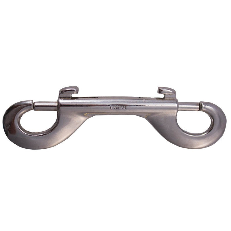 Derby Originals Set of 6 Heavy Duty Nickel Plated 4” Double Ended Bolt Snaps - Designed for Agricultural, Equine, Home, & Garage Use