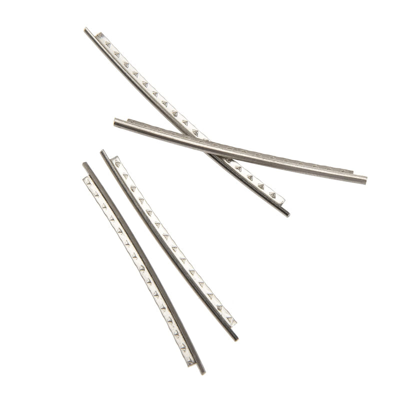24Pcs Yootones 2.2 mm/0.087" Guitar Fret Wire Copper Fret Wire Compatible with Classical Vintage Guitar Fingerboard Fret Wire