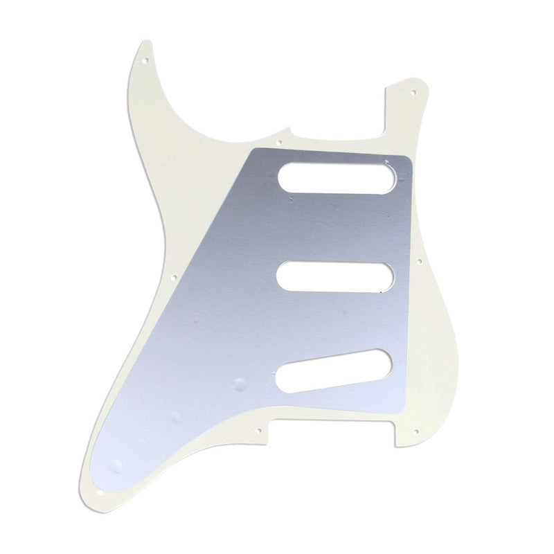 [AUSTRALIA] - Musiclily Pro 8-Hole Guitar Strat Pickguard for JPN Fender Japan 57 Vintage Style Stratocaster, 3Ply Parchment 