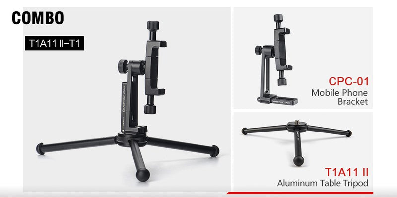 SunwayFoto T1A11-II Aluminum TableTop Tripod