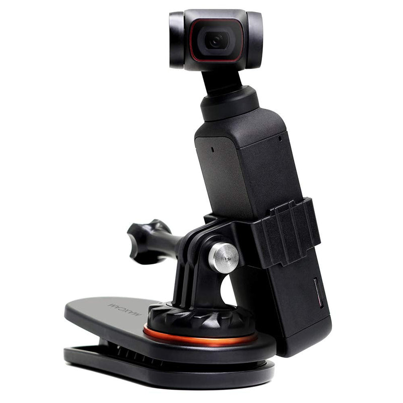 MAXCAM Swivel Backpack Clip Mount Compatible with DJI Pocket 2/1 for DJI Pocket2/1