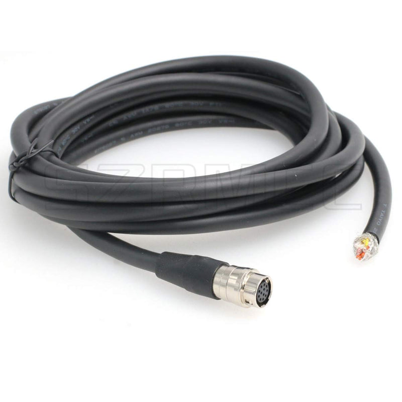 SZRMCC Hirose 12 Pin Female to Open End Power I/O Extension Cable for Industrial Camera (Female, 3m)