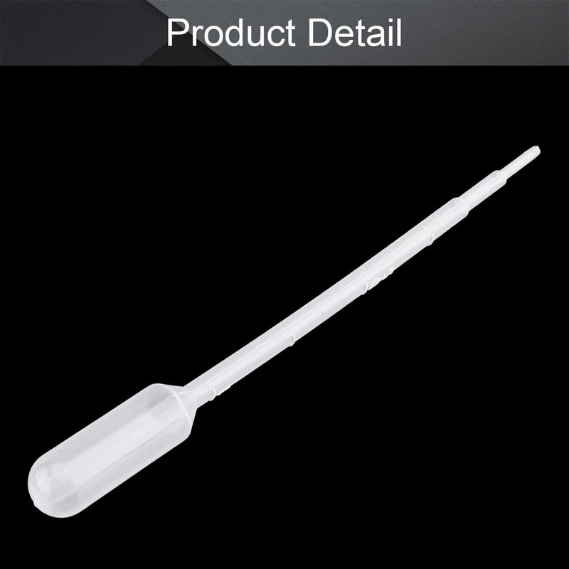 Othmro 200Pcs 1ml Disposable Plastic Transfer Pipettes,Calibrated Dropper Clear Pipettes Liquid Dropper Suitable for Ear Eye Essential Oils Makeup, Science Laboratory, DIY Art 149mm Length 149mm 200Pcs