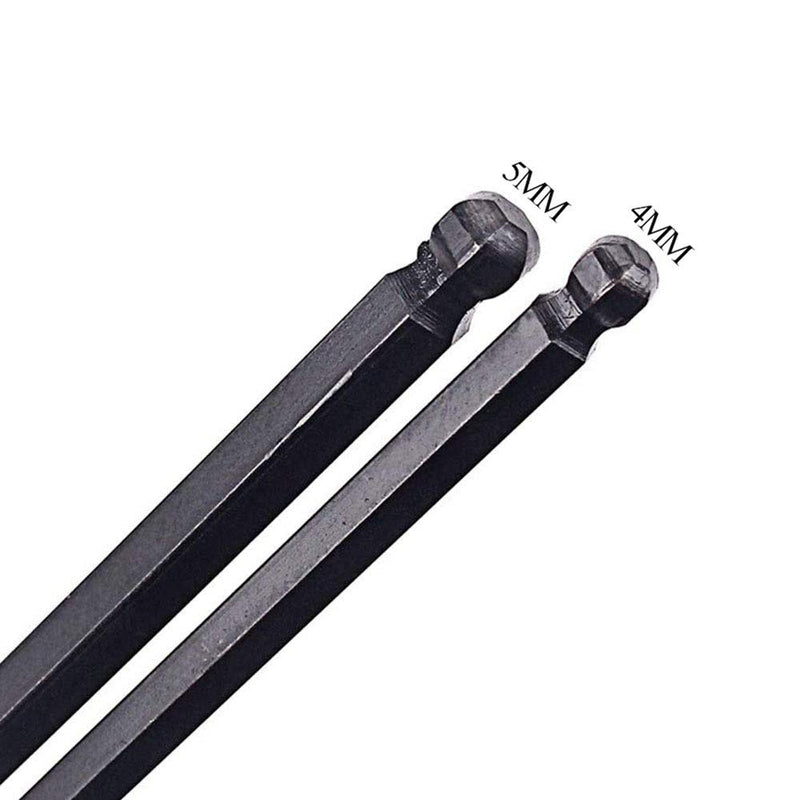 Tzong 4mm / 5mm Guitar Truss Rod Wrench, Ball End Allen Wrench Tool for Martin Acoustic Guitar, Truss Rod Adjustment for Deep or Narrow Truss Adjustment