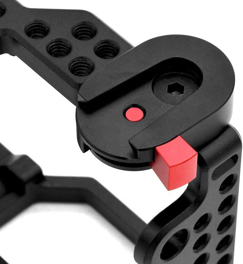 Koolehaoda Mini Quick Release Plate System with 1/4" Screw for Camera Tripod, Gimbal, Monopods,Video Monitors, Magic Arm, Flash Bracket, Stabilizer 1/4 Mini QR