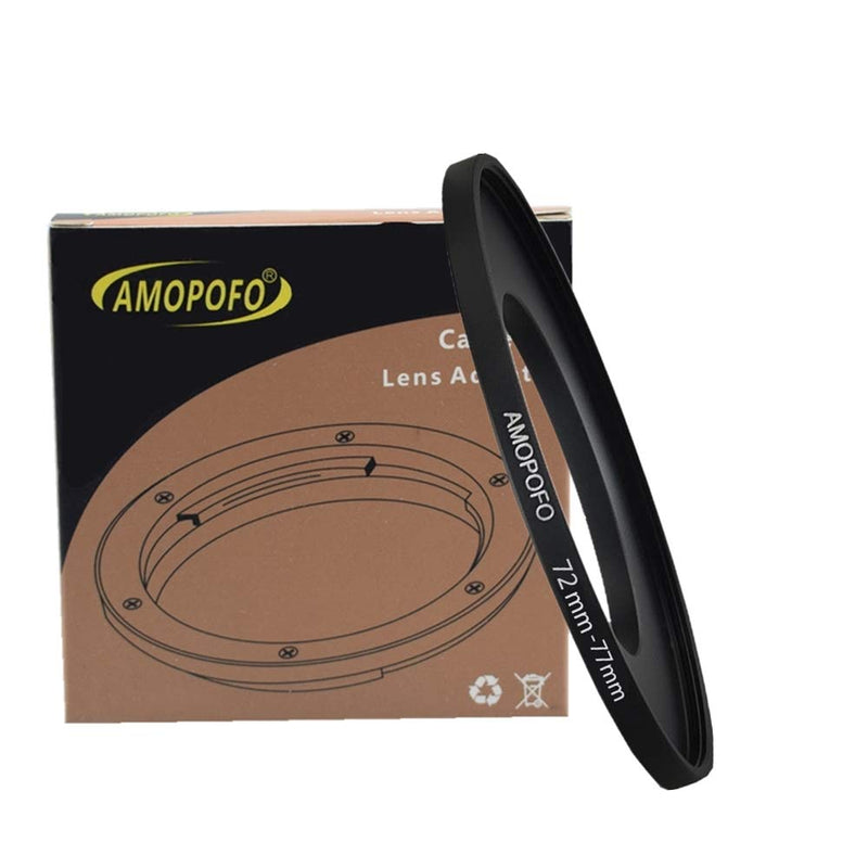 [AUSTRALIA] - 72mm to 77mm Camera Filters Ring Compatible All 72mm Camera Lenses or 77mm UV CPL Filter Accessory,72-77mm Camera Step Up Ring 72 to 77mm Step Up Ring Adapter 