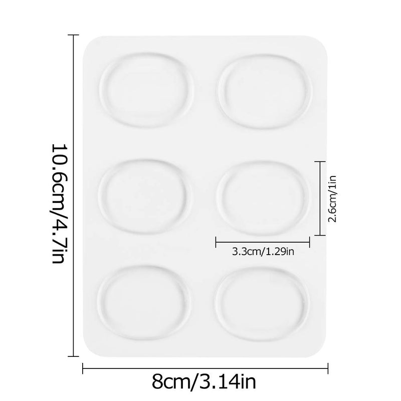 Chudian 30 Pieces Drum Dampers, Clear Drum Damper Gel Pads Silicone Drum Pads Soft Drum Mute Gel Drum Silencer Pads for Drums Tone Control (Transparent)