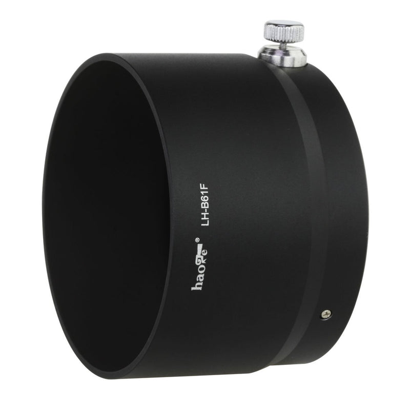 Haoge LH-B61F Metal Lens Hood Shade for Olympus M.ZUIKO Digital ED 75mm F1.8 Lens Black Replaces Olympus LH-61F