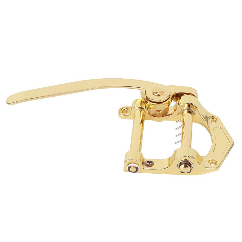 Electric Guitar Bridge,Tailpiece Vibrato Bridge for Electric Guitar Tremolo System(gold) gold