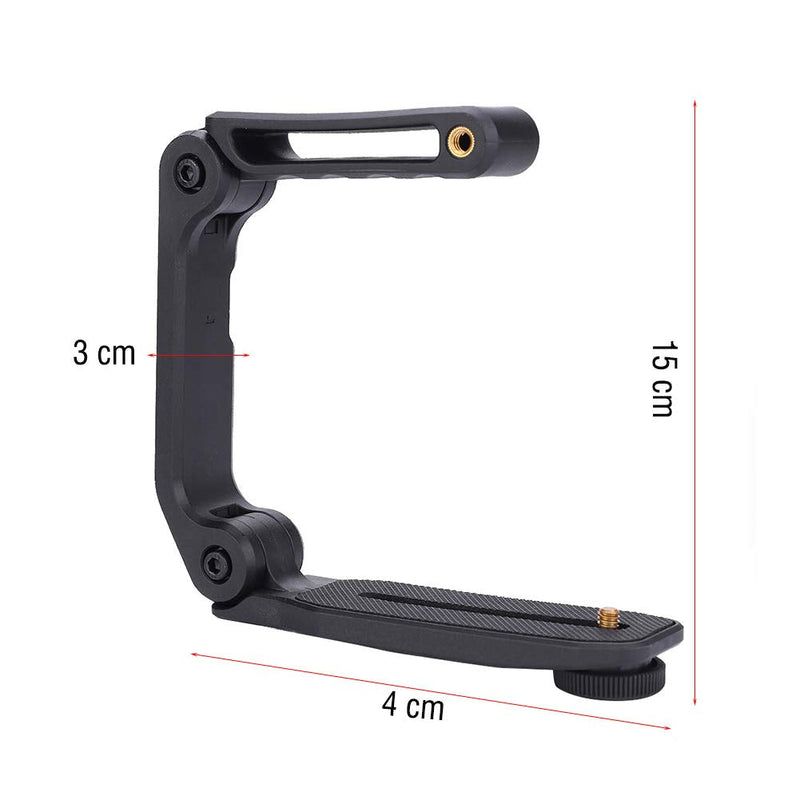 [AUSTRALIA] - U-Grip Handle Stabilizer,Portable Foldable Video Filming Camera Handheld Stabilizing Grip Rig with Built-in Hexagon Wrench,1/4 Inch Thread Groove,for DSLR/Digital Video Cameras 
